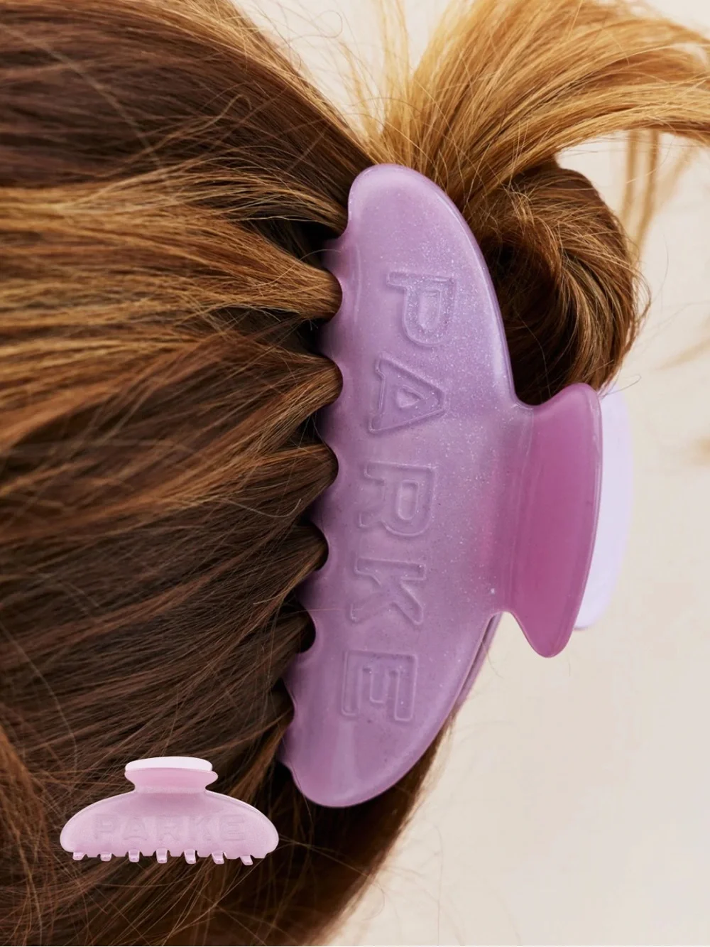 NIB Parke Sparkly Purple Claw Clip